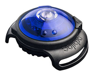 Orbiloc Dog Dual Safety Light LED-Sicherheitslicht für Hunde in Blau mit Befestigungsgummi – Bild 1 von 13