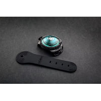 Produktbild von Orbiloc Dual Safety Light für Hunde Türkis wasserfest aus Silikon