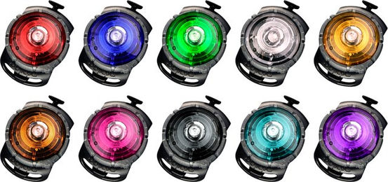 Orbiloc LED-Sicherheitslicht Dog Dual Gold wasserdicht IPX8 – Bild 1 von 6