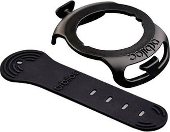 Orbiloc Quick Mount Verstellbares Silikongummiband für Hunde in Schwarz – Bild 1 von 4