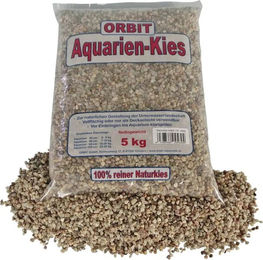 Orbit Aquarien Natur-Kies mittel natur 5 kg Bodengrund – Bild 1 von 2