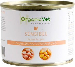 Produktbild von OrganicVet Bio Nassfutter Sensibel Hypoallergen Diätfutter 1000g
