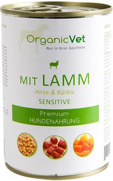 Produktbild von OrganicVet Hund Sensitive Lamm Stückchen in Sauce Bio 400g