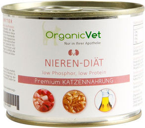 Produktbild von OrganicVet Katzen Nassfutter Nieren-Diät für Niere und Leber 1000g