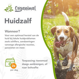 Organimal Hautsalbe für Hunde bei empfindlicher Haut 50 ml – Bild 1 von 2