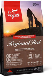 Produktbild von Orijen Dog Regional Red Hundefutter Adult Rind 2x11,4kg