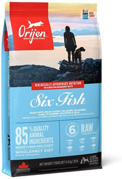 Produktbild von Orijen Hundefutter Six Fish Adult Trockenfutter 2x11,4kg