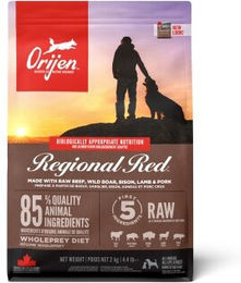 Orijen Regional Red Hundefutter Adult Getreidefrei mit Rind Wildschwein Büffel Lamm und Schwein 2x2 kg - 2 x 2 kg – Bild 1 von 3