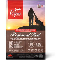 Produktbild von Orijen Regional Red Hundefutter Adult Getreidefrei mit Rind Wildschwein Büffel Lamm und Schwein 2x2 kg - 2 x 2 kg