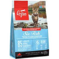 Produktbild von Orijen Six Fish Cat Whole Prey Katzenfutter Fisch 2 x 5,4 kg