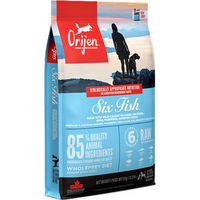 Produktbild von Orijen Six Fish Dog Whole Prey Hundefutter Fisch 2 x 11,4 kg