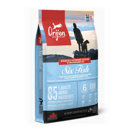 Orijen Six Fish Hundetrockenfutter Adult mit hohem Fleischanteil und hypoallergen, 2 kg - 2 kg – Bild 1 von 7