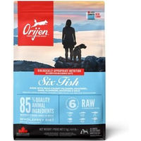 Produktbild von Orijen Six Fish Hypoallergenes Hundefutter für Adult 2x2 kg - 2 x 2 kg