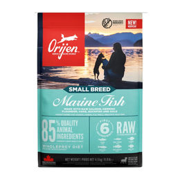 Orijen Small Breed Marine Fish Trockenfutter für kleine Hunde Adult mit hohem Fischanteil getreidefrei 4,5 kg - 4,5 kg – Bild 1 von 10