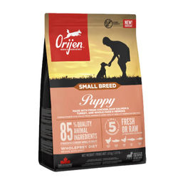 Orijen Small Breed Puppy Hundefutter für Welpen kleiner Rasse mit Huhn Truthahn und Fisch getreidefrei 1,8 kg - 1,8 kg – Bild 1 von 12