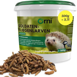 Orni Getrocknete Soldatenfliegenlarven Insektenfutter für Wildvögel 1000g – Bild 1 von 4