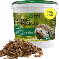 Produktbild von Orni Getrocknete Soldatenfliegenlarven Insektenfutter für Wildvögel 1000g