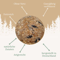 Produktbild von Orni Meisenknödel mit Sonnenblumenkernen für Wildvögel 95g
