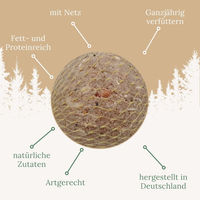 Produktbild von Orni Riesen Meisenknödel mit Insekten für Wildvögel 500g Ganzjährig - 12 x 500 g