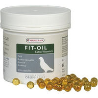 Produktbild von Oropharma Fit-Oil Nahrungsergänzungsmittel für Tauben mit Fischöl und Vitaminen 300 Kapseln