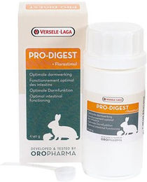 Oropharma Pro-Digest Vitaminsupplement für Kaninchen und Nagetiere 40 g – Bild 1 von 2