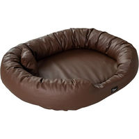 Produktbild von Orthopädisches Hundebett exclusive BED Nancy aus Kunstleder in Braun Größe L