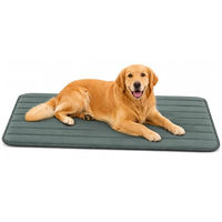 Produktbild von Orthopädisches Hundebett und Katzenbett Flamingo Xana in Grün mit Memory Foam für Metallkäfige 116 x 69 x 2 cm