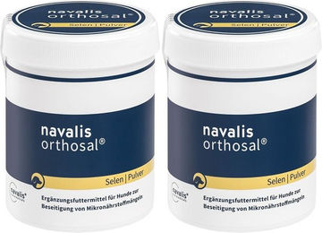 Produktbild von orthosal Selen Dog Nahrungsergänzung Pulver für Hunde zur Unterstützung von Haut und Fell 150g