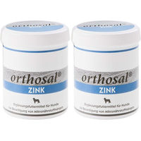 Produktbild von orthosal ZINK DOG Mineralfutter Pulver für Hunde zur Unterstützung von Haut und Fell 300g