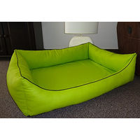 Produktbild von Ortopedico Orthopaedisches Hundesofa aus Kunstleder mit Viscoschaum Matratze 80 x 60 cm Grün