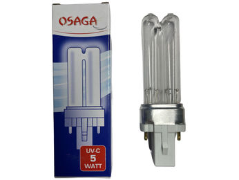 Produktbild von Osaga Ersatz-UVC PL/T5 Lampe 5 Watt G23 für Fischteiche