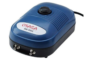 Osaga Membranbelüfter MK 9502 regelbare Luftpumpe für Fisch und Teich mit 2 Ausgängen 432 l/h – Bild 1 von 4