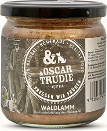 Oscar & Trudie Bio Waldlamm Hundefutter 330 g – Bild 1 von 2