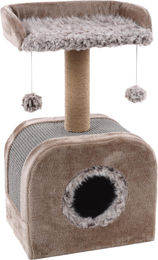 Oscar & Trudie Kratzbaum Oscar Taupe mit Höhle und Sisal 45x33x73,5 cm – Bild 1 von 1