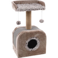 Produktbild von Oscar & Trudie Kratzbaum Oscar Taupe mit Höhle und Sisal 45x33x73,5 cm
