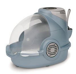 Oster Bionaire Haubentoilette für Katzen mit elektrischer Geruchsentfernung in Blau/Grau - 1 Stk. – Bild 1 von 5