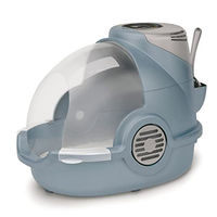 Produktbild von Oster Bionaire Haubentoilette für Katzen mit elektrischer Geruchsentfernung in Blau/Grau - 1 Stk.