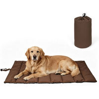 Produktbild von OSTWOLKE Hundematte Wasserdicht und Faltbar aus Oxford-Gewebe Braun 110x68 cm