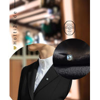 Produktbild von Otto Schumacher Anstecker Pin mit Swarovski Perlen in Blattform Weiß