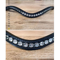 Produktbild von OTTO SCHUMACHER Pferde Stirnband aus Leder in Schwarz 8mm