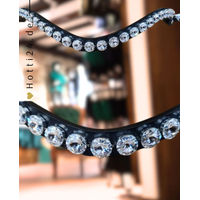 Produktbild von Otto Schumacher Stirnriemen Swarovski Crystal 12mm Silber