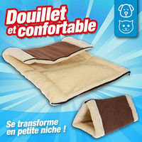 Produktbild von OutletCompleet Katzenhöhle Kattenhuisje aus Plüsch Braun