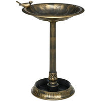 Produktbild von Outsunny Vogeltränke stehend aus Kunststoff für Wildvögel in Bronze 50x50x72cm
