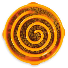 Outward Hound Antischlingnapf Slow Feeder für Hunde in Orange Größe L - 950 ml – Bild 1 von 6