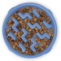 Produktbild von Outward Hound Fun Feeder Antischlingnapf für Hunde in Blau Größe Mittel - 475 ml