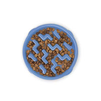 Produktbild von Outward Hound Fun Feeder Slow Feeder Intelligenzspielzeug für Welpen in Blau Größe L
