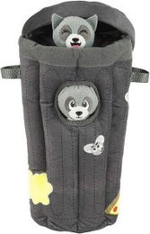Outward Hound Hide A Raccoon Intelligenzspielzeug Plüsch Hund Spielzeug Grau – Bild 1 von 5