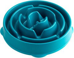 Outward Hound Kyjen Fun Feeder Slow Feeder Anti-Schling Napf für Hunde Größe L Blau Türkis – Bild 1 von 13