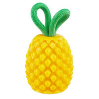 Produktbild von Outward Hound Planet Dog Dental Kauspielzeug Ananas Gelb aus Gummi