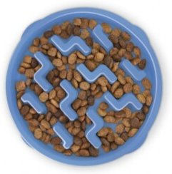 Outward Hound Slow Feeder Antischlingnapf für Hunde in Blau - 950 ml – Bild 1 von 10